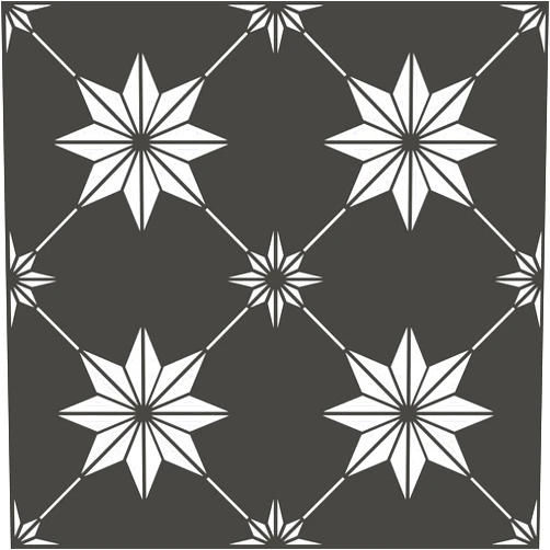 FloorPops Black Rigel Peel & Stick Floor Tiles, FP3990