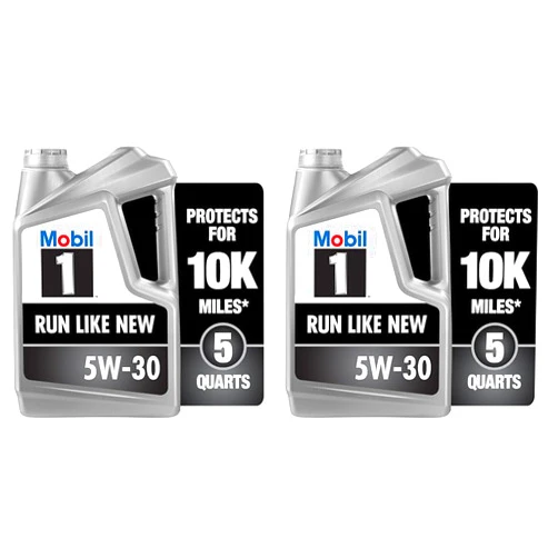 Mobil 1 Advanced Full Synthetic Motor Oil 5W-30, 5 Quart (Pack of 2)