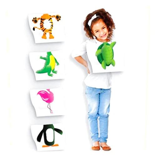 Denticator Zooby Pediatric Patient Bib 13 in x 9.5 in 2 Ply Assorted Pediatric Polyback 100/Box