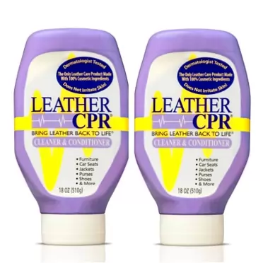 CPR Leather CPR Cleaner & Conditioner By CPR Cleaning Products (Value 2-Pack of 18oz Bottles) Restores & Protects Leather Furniture, Purses, Car Seats, Jackets & More