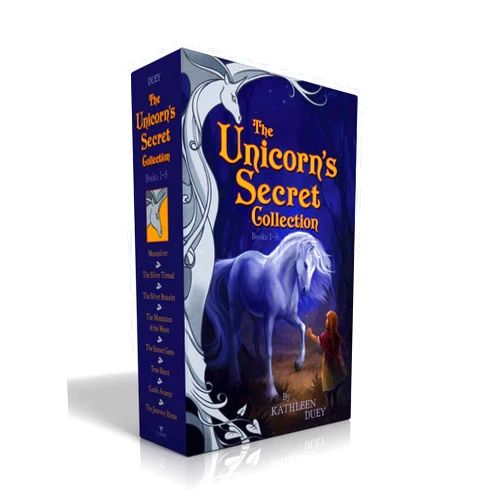 Kathleen Duey,Omar Rayyan The Unicorn's Secret Collection (Boxed Set): Moonsilver; The Silver Thread; The Silver Bracelet; The Mountains of the Moon; The Sunset Gates; True Heart; Castle Avamir; The Journey Home