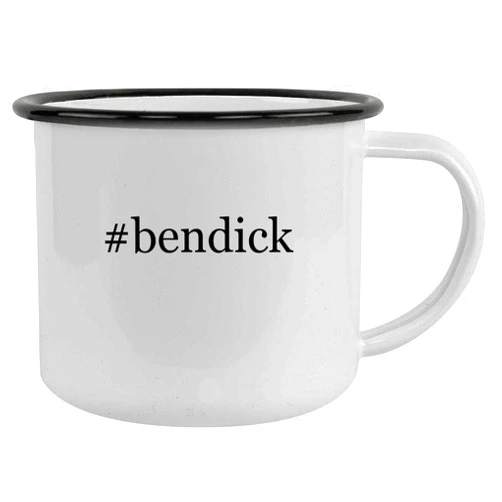Molandra Products #bendick - 12oz Hashtag Camping Mug Stainless Steel, Black