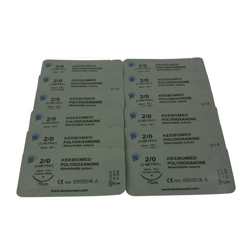 Keebomed Veterinary Sutures PDS, PDO, Polydioxanone 2/0