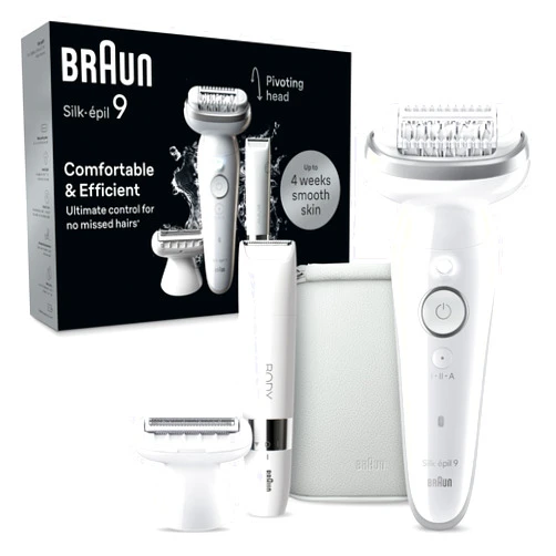 Braun Silk-épil 9 Epilator, Wet & Dry, Lasting Smooth Skin, SE9-441
