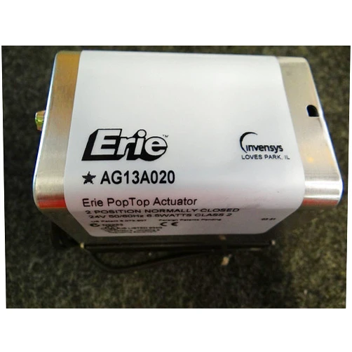 Schneider Electric Erie AG13A020 24 Volt Normally Closed PopTop Actuator W/ 18