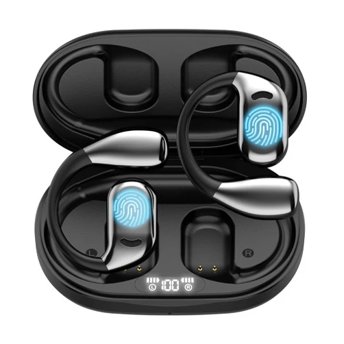 Merryking AI Language Translator Earbuds, OWS Real-Time 3-in-1 Translation Earbuds 144 Languages & Accents, Translation Device for Travel Business Learning, Black