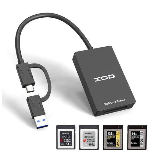 Yeemie XQD Card Reader, USB 3.0, Compatible with Sony G/M Series, 5Gbps Transfer Speed, Easy to Use, Wide Compatibility, Perfect After-sales Service