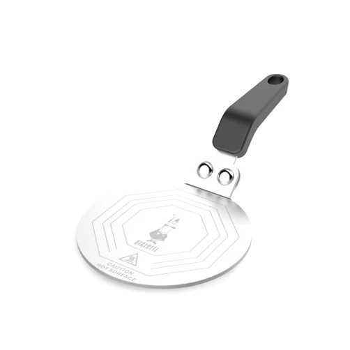 Bialetti Stainless Steel Plate, Heat Diffuser Cooking Induction Adapter, Steel, 6 pints