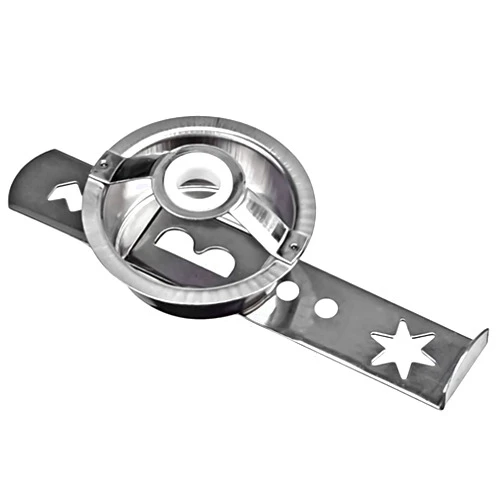 Kaiwern Biscuit Maker Meat Mincer Cookie Attachment, Stainless Steel Pastry Churros Attachment Making Tools Biscuit Mold Dough Cutters Pastry Maker Kitchen Accessories (B 8#)