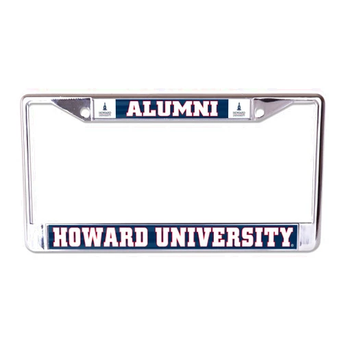 1StopClickShop Howard University Alumni Metal License Plate Frame