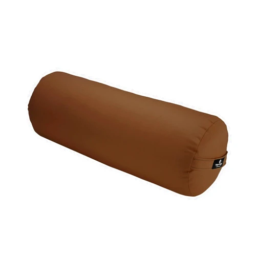 Hugger Mugger Round Yoga Bolster - Firm Round Shape, Higher Profile, Great Under Knees, Soft Support, Handmade in The USA