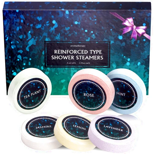 ZTOONE Shower Steamers Aromatherapy for Relaxation,Bath Bombs Shower Steamers Self Care Gift Set - Valentines Birthday Mothers Day Christmas Gifts for Women Mum Wife (6PCS)