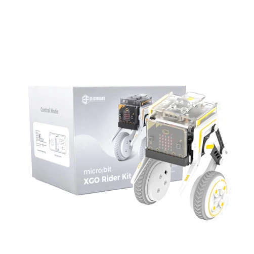 EF ELECFREAKS ELECFREAKS Micro:bit XGO Rider Kit Makecode Programing Two-Wheeled Robot,Self-Balancing Car Bionic Built-in IMU and Brushless Motor All-Metal Servo,Opens Underlying Python Protocol(Without microbit)