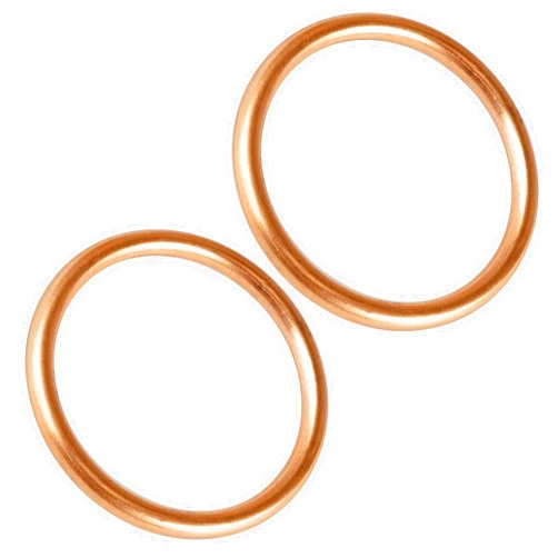 Caltric 2 Muffler Pipe Gaskets Compatible with Honda Trx400Ex Trx400X Sportrax 400 2X4 1999-2013