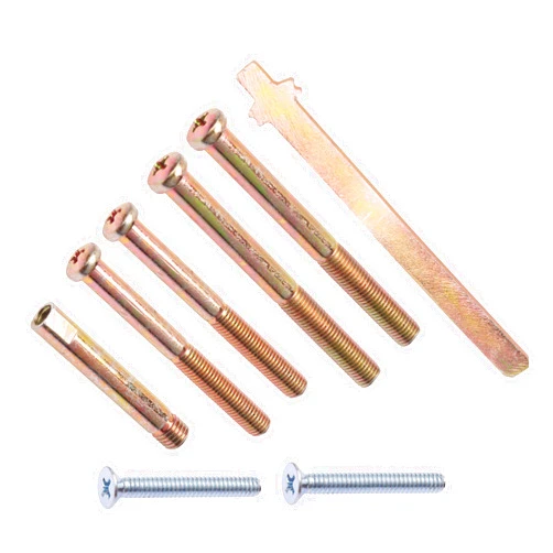 Dsyboko 02007 Thick Door Kit for Schlage BE365, BE469 and Various Electronic Deadbolts Models Door Extension kit Includes Extended Screws and Tailpiece for Installation on Doors 2