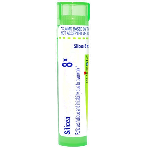 Boiron Silicea 8X for Fatigue & Irritability Due to Overwork - 80 Pellets