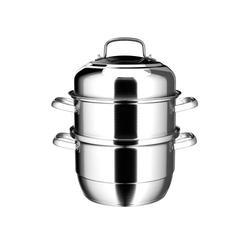 VENTION Large Indution Steamer Pot(28cm), 3 Tier Steamer for Cooking, 11 Inch Stainless Steel Steamer Pot for Cooking, Steam Pot for Dumpling