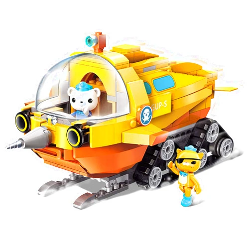 BASEPLATES for Age 6+ Building Block Octonauts Ocean Adventure GUP-S Polar Exploration Vehicle & Barnacles kwazii 275pcs Building Brick Set-No Package Box (3704)