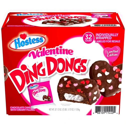 Hostess Valentine Ding Dongs 32 count