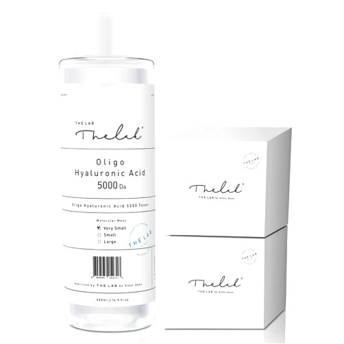 THE LAB BY BLANC DOUX Blanc Doux Oligo Hyaluronic Acid 5000 Toner | 16.9 fl.oz. Vegan & Hypoallergenic | Deep Hydration & Anti-Aging Care | Suitable for Dry, Oily, Sensitive, Acne-Prone Skin | Includes Cotton Pads