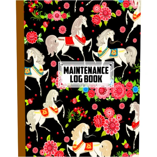 Heinz Zander Maintenance Log Book: Horses Maintenance Log Book, Repairs And Maintenance Record Book for Home, Office, Construction and Other Equipments, 120 Pages, Size 8