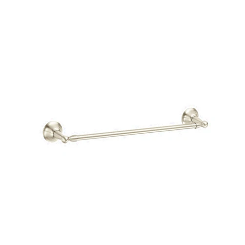 Moen DN6824BN Sage 24-Inch Wall Mount Bathroom Single Bar Towel Bar, Brushed Nickel