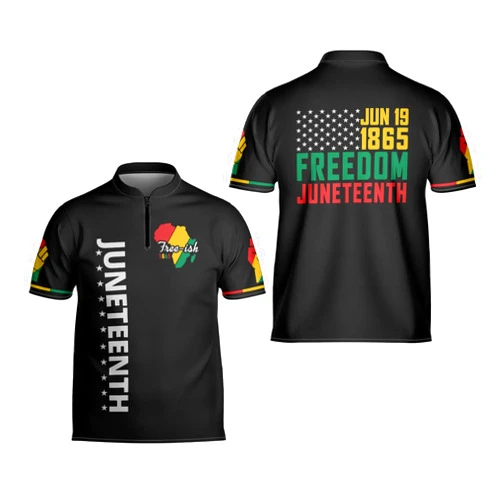 Artparel Custom Juneteenth Bowling Jerseys Juneteenth Independence Day Shirts Celebrating Black Freedom History Month 1865 Pride