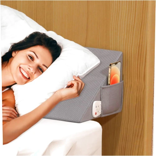 Limthe Bed Wedge Pillow for Headboard,Bed Gap Filler,Mattress Gap Filler (0-7