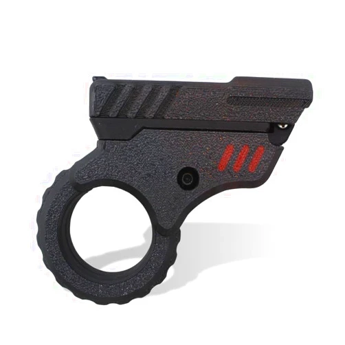Forauzon Fidget Gun Slider,3D Printed Fingertip Slider,2024 New Slider Fidget Toy,Stress Relieving Toys for People with Autism, Anxiety, and Autism(Blacks)