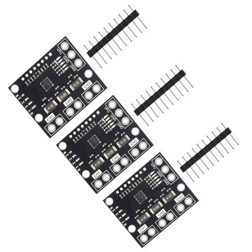 UMLIFE 3pcs I2C SMBUS INA3221 Triple-Channel Shunt Current Power Supply Voltage Monitor Sensor Board Module Replace INA219 with Pins