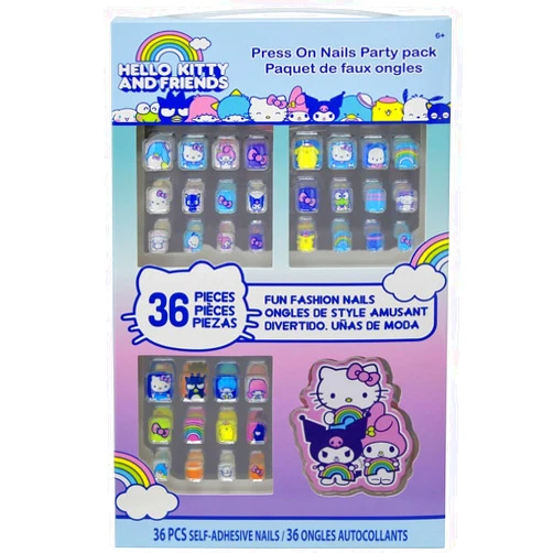 Hello Kitty and Friends 36 Press-On Nail Party Pack