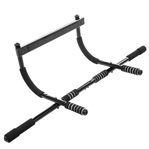 Ultrasport Unisex 4-1 door pull-up bar, upper body trainer, multifunctional training device for home and office pull-up bar, frame length from approx. 73 to max. 89, Black