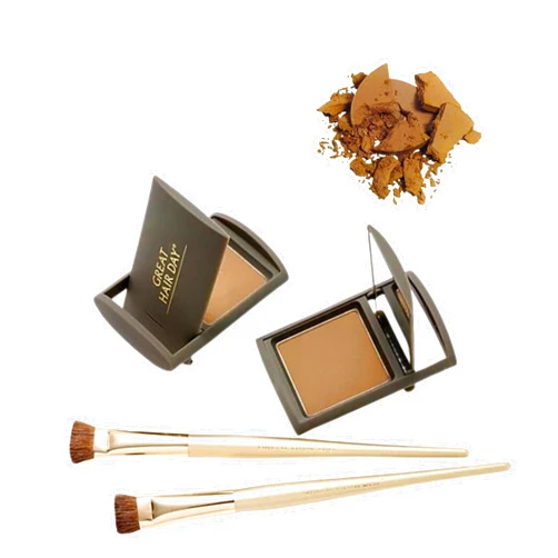 Joan Rivers Beauty Joan Rivers Great Hair Day Root Touch Up Powder Duo - Fill-in Powder for Thicker, Fuller Looking Hair (Ash Blonde)