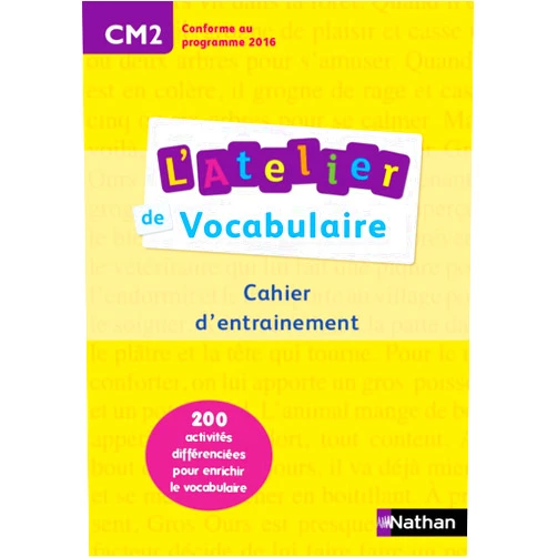 French Edition by Marianne André-Kérébel (Author), La Haye Fanny de (Author), Marie-Christine Pellé (Author) & 0 more L'Atelier de Vocabulaire - cahier exercices - CM2 (French Edition)