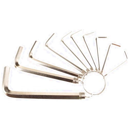 B-FUL Allen Wrench Hex Key Set -Set Sizes 1.5-10mm - Pure steel (10 WRENCHES - INDUSTRIAL GRADE) Bike Repair Tool Projects, Building, Furniture, Size: 1.5mm, 2mm, 2.5mm, 3mm, 4mm, 5mm, 5.5mm, 6mm，8mm，10mm