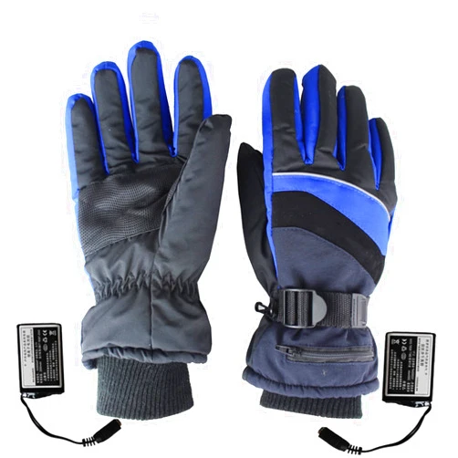 WEALTHY73 Outdoor Cycling Warm Heating Gloves Non-Slip Waterproof USB Charging Full Finger Heating Gloves Sports Constant Temperature