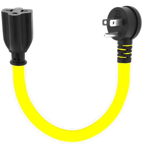 DEALTUS [4-in-1] 15 Amp Household AC Plug to 20 Amp T Blade Adapter Cable,Nema5-15P to 5-15R,5-15P to 5-20R,5-15P to 6-15R,5-15P to 6-20R, 4 in 1 AC Adapter,
