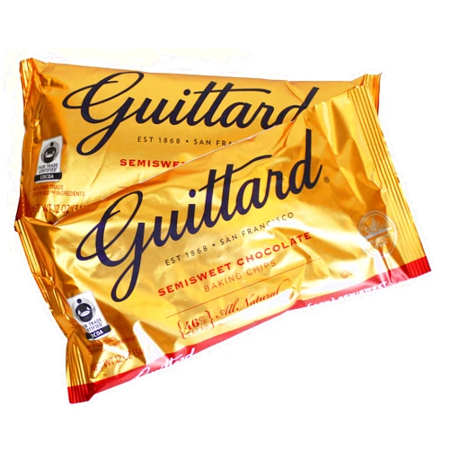 HosiLany Guittard All Natural Semisweet Chocolate Baking Chips, 12 Oz (340 Grams), Pack of 2