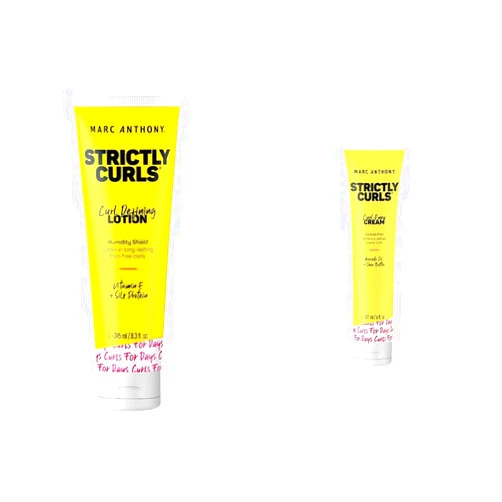 Marc Anthony Strictly Curls Curl Defining Styling Lotion & Curl Envy Cream