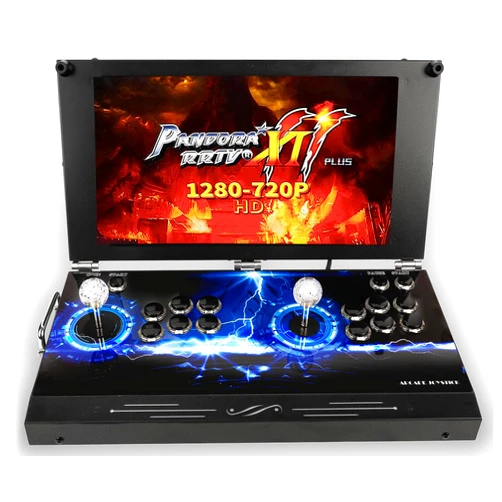 TOJASDN 30000 in 1 Portable Arcade Game Console 17.5-inch HD Screen Dual Players Pandoras Box 80S,Retro Video Game Machine Search/Hide/Save/Load/Pause Games