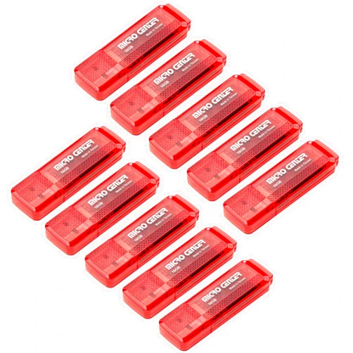 INLAND Micro Center SuperSpeed 10 Pack 16GB USB 3.0 Flash Drive Gum Size Memory Stick Thumb Drive Data Storage Jump Drive, 10X Faster Than USB 2.0 USB Drive (16G 10-Pack)