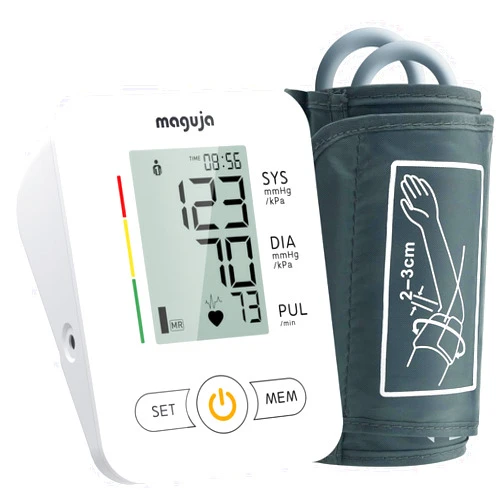 Maguja Arm Blood Pressure Monitor,maguja Blood Pressure Machine,BP Monitor Automatic Upper Arm Digital with Blood Pressure Cuff for Home Use (White)