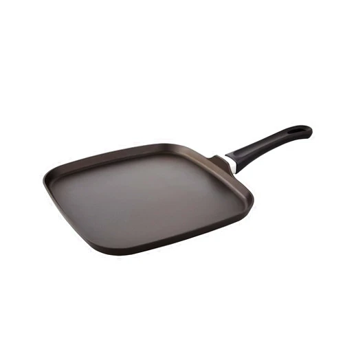 Scanpan Classic 11 inch Square Nonstick Griddle – Compatible with Gas and Electric Stovetops, Metal Utensil Safe, Oven Safe to 500°F, Dishwasher Safe
