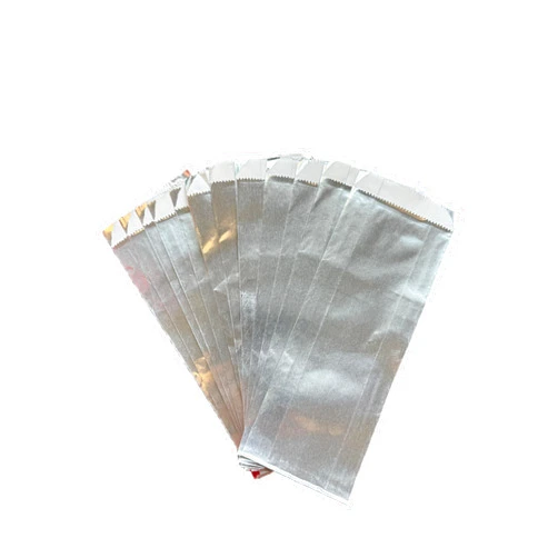 Bark and lindy Silver Foil Hot Dog Bags, 9