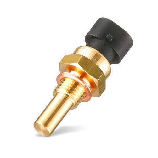 UGSHY 1 Pack Engine Coolant Temperature Sensor, ECT Temp Sensor Replacement Accessories, Automobile Parts, Compatible with Delphi 15404280 12191170 60811520 12608814 (Gold)