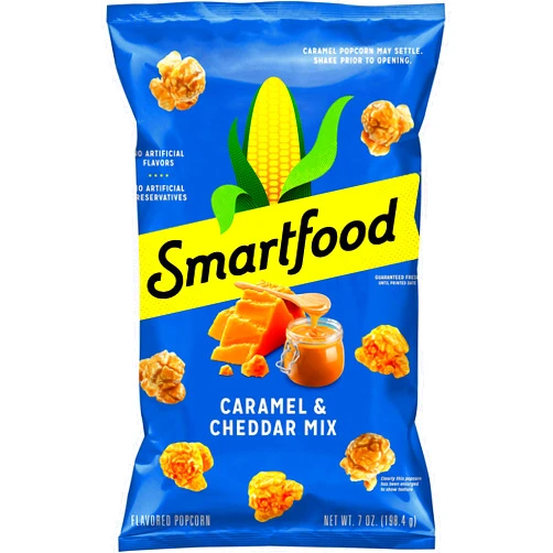 Smartfood Cheddar & Caramel Mix Popcorn, 7 Ounce (Packaging May Vary)