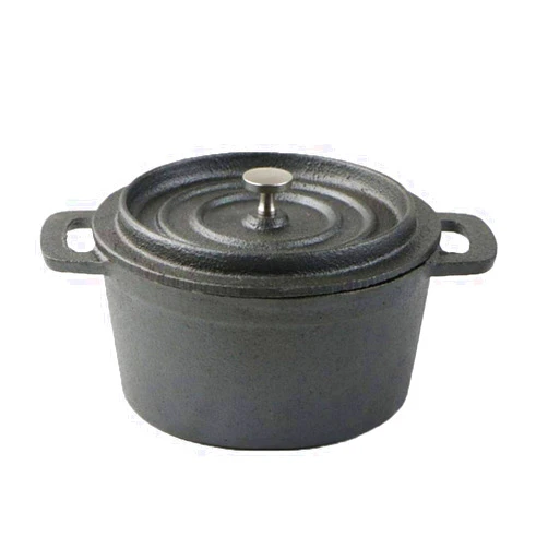 Generic Cast Iron Cooking Soup Pot Milk Heating Casserole Nonstick Pan Kitchen Mini Casserole Pot for Gas Induction Cooker Cookware