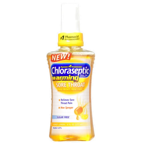 Chloraseptic Chlor Warm Honey Lemon Sp Size 6z Chloraseptic Warming Honey Lemon Spray 6z