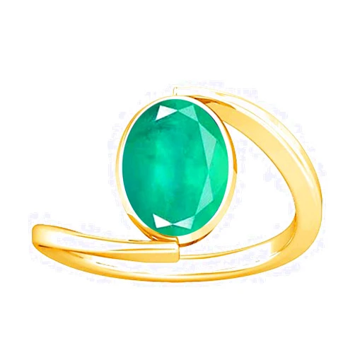 Divya Shakti 12.25-12.50 Carat Emerald Panna Gemstone Panchdhatu Ring for Women