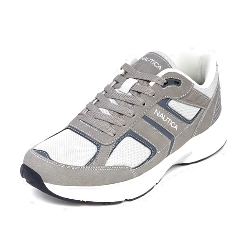 Nautica Mens Running Sneakers Sport Fashion Lace-Up Athletic Soft Shoes for Gym Tennis Men – Cushioned, Breathable, Lightweight & Comfortable
